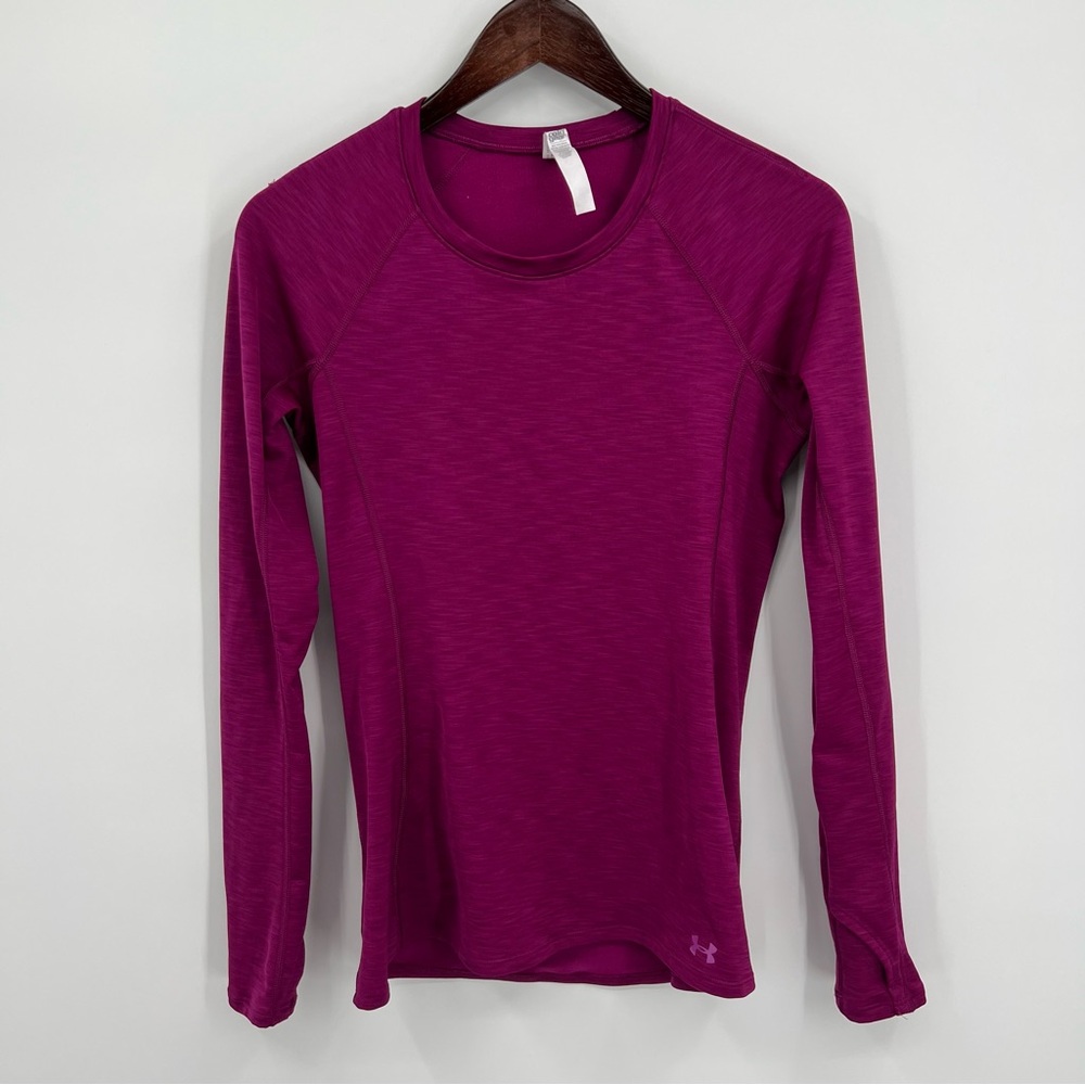 Under Armour Women's M Medium Magenta Long Sleeve Tee